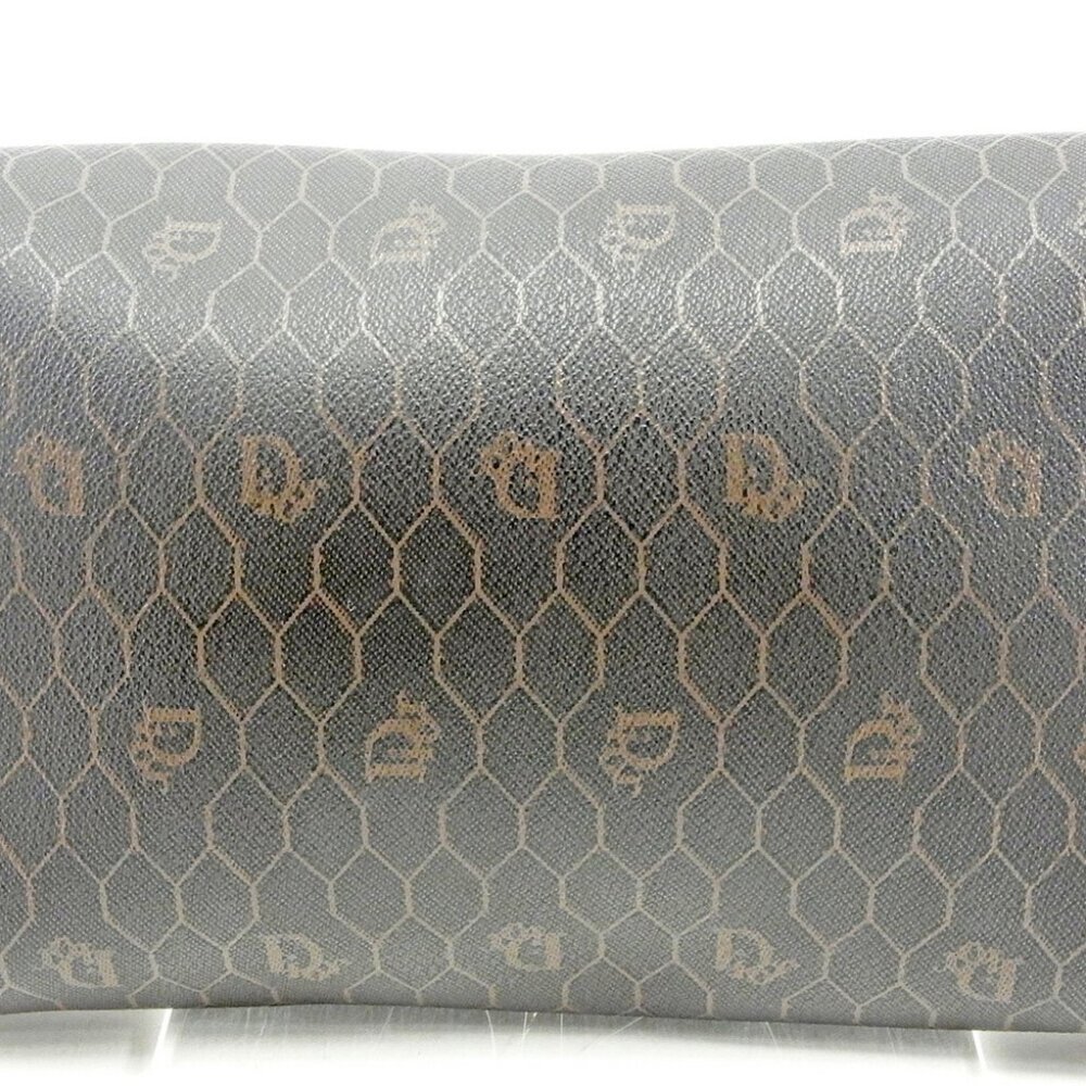DIOR Shoulder Bag Vintage Dior PVC ?~ Leather Authentic Used T9476